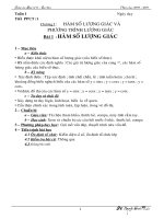 (Chào năm học mới)Giáo án ĐS11CB tuan 1-3 2009-2010