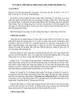 Vị trí địa lý, điều kiện tự nhiên, hoàn cảnh xã hội tỉnh Quảng Trị