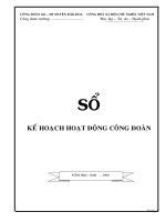 kế hoạch công đoàn cơ sở