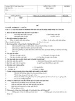 kiểm tra 1 tiết sinh6-HKII