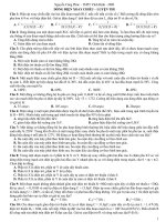 Dong dien xoay chieu- Bai tap tong hop- luyen thi