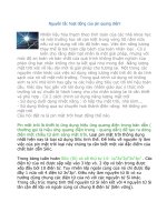 Nguyên tắc hoạt động của pin quang điện