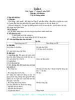 Giao an lớp 3 Tuần 1các môn theo chuan KT- KN