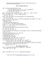 Tổng và Hiệu vectơ