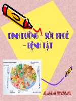 Dinh dưỡng với sức khoẻ bệnh tật
