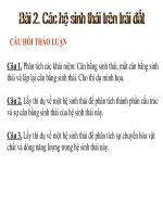 các hệ sinh thái