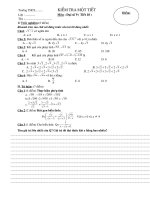 KT ĐS 9 Chuong I - nam 10/11