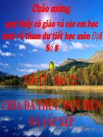 chia đa thức một biến