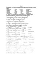 ôn thi tiêng anh 9