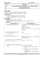 Dạy học tự chọn toán 7 – BT