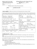 Kiểm tra chất lượng môn Lý 6,7,8,9