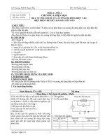 Giáo án Vật Lí 9 HKI