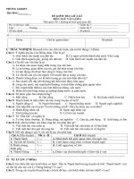 Đề Kiểm tra giữa kì I_Ngữ Văn 6