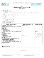 GIÁO ÁN VĂN 6 - TUẦN 5 - 3 CỘT