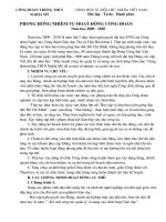 Phương hướng hoạt động CĐ năm học 2009 - 2010