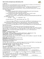 Một số vấn đề và bài tập Este