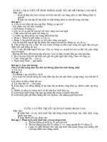 Giáo án dạy thêm hè Văn 7