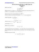Đề thi kết thúc học phần khóa 52 –ĐHKT Quốc dân Môn giải tích Đề số 1