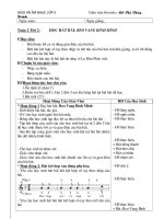 GA ÂN lớp 5 -Tuần 2