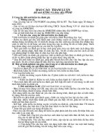 Bản tham luận công tác đổi mới môn Toán THCS