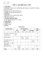 de kiem tra 1tiet lop 8