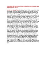 Ai là người đầu tiên cắm cờ chiến thắng trên dinh Độc Lập ngày 30 tháng 4 năm 1975