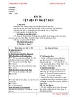 GIÁO ÁN CÔNG NGHỆ 8 - HK II