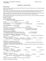 TINH BOT VA XENLULOZO VA DE THI DAI HOC