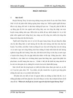 Phân tích chuỗi giá trị cá nước ngọt trên địa bàn huyện hương thuỷ 