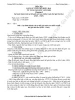 GIÁO ÁN LỊCH SỬ 12 (MÓI NHẤT, HAY NHẤT)