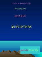 ÔN TẬP VĂN HỌC