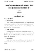 SKKN môn Thể dục