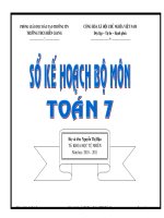 ke hoach giang day toan 7