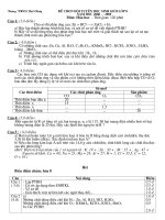 De thi HSG hoa 8 Nam 08-09 + Da