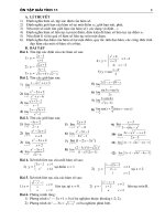 Ôn tạp Giải Tích 11