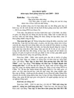 phát biểu khai giảng