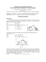 Đề IPHO(vật lí quốc tế) 1971-2