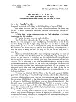 Bài Thu hoạch cá nhân qua 4 năm thực hiện Cuộc vận động HCM