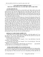 SKKN09: DH PHÁT HUY TÍNH TÍCH CỰC TỰ GIÁC CỦA HS...