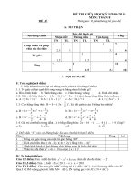 Đề kiểm tra giữa kỳ I_ Toán 8_lẻ