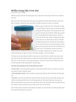 NHIEM TRUNG TIEU O TRE NHO