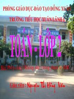 PHÉP CỘNG (KHÔNG NHỚ) TRONG PHẠM VI 1.000