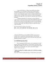 Expanding Memory and I-O