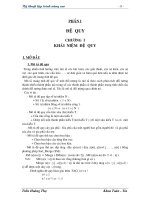 Giới thiệu về đệ quy