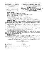 Vào 10 HÓA HD 2009 - 2010