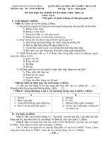 DE SO 1 - KHI - KHOI 8 - 2005-2006 - de thu hai.doc