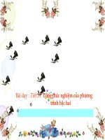 CT thức thực nghiệm PT bậc II