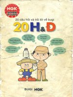20 câu hỏi và trả lời về bugi