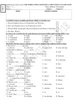 KSCL HK 2 TIENG ANH 7(CO ĐA-MA TRAN)