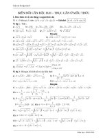 Chuyên đề căn bậc 2,3